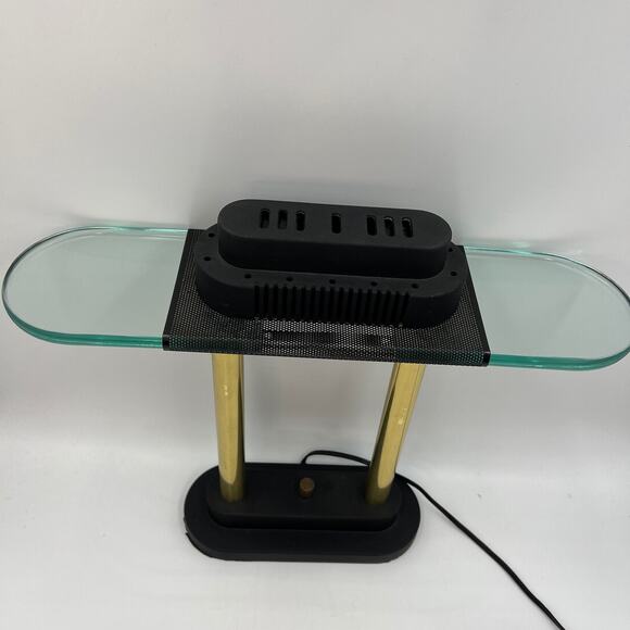 Postmodern Banker's Halogen Lamp Underwriter's Laboratories Sonneman Kovacs - Picture 5 of 13